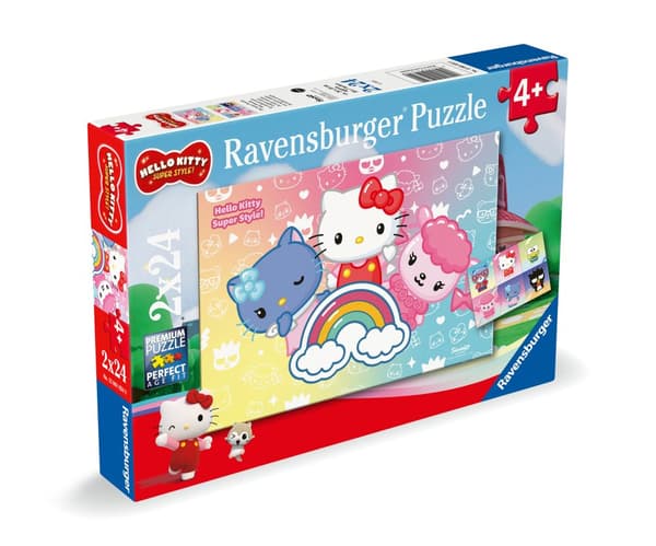 Pussel Hello Kitty Super Style 2x24 bitar, Ravensburger