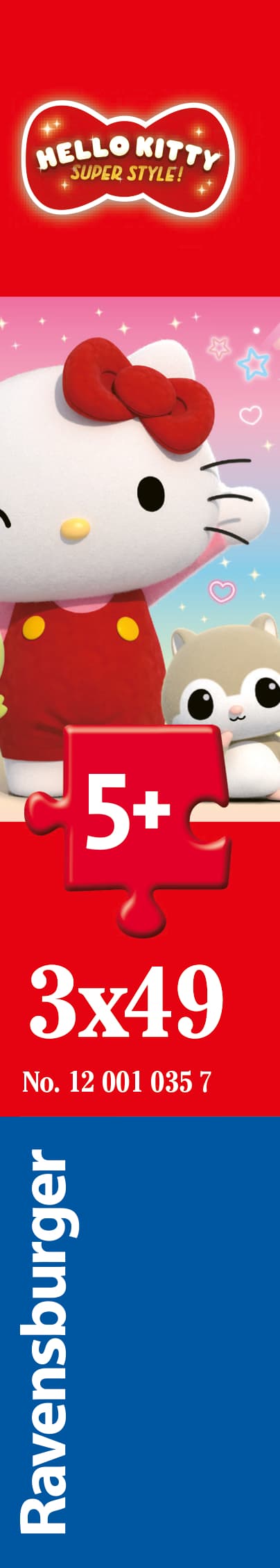 Pussel Hello Kitty Super Style 3x49 bitar, Ravensburger