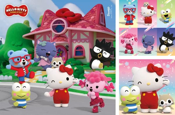 Pussel Hello Kitty Super Style 3x49 bitar, Ravensburger