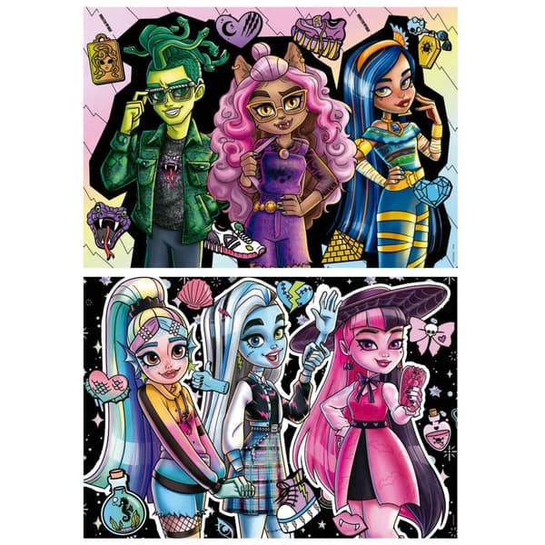 Educa Monster High Puslespil 2x100 brikker