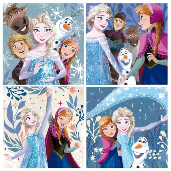 Educa Frozen 4-pack Pussel 12-16-20-25 bitar