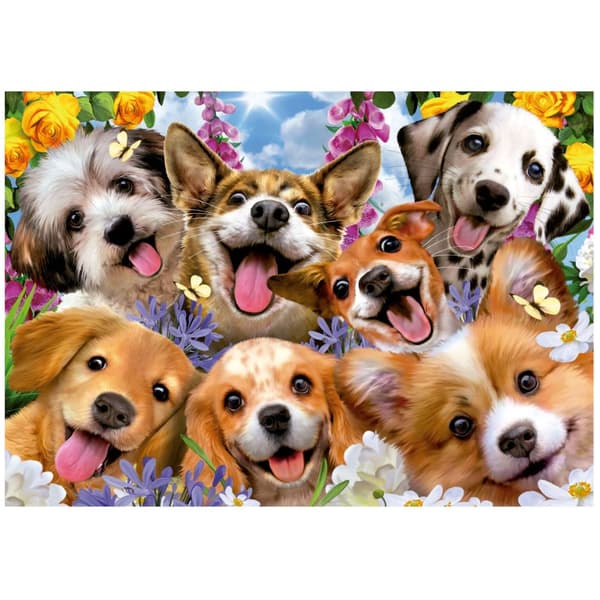 Educa Puppies Selfie Pussel 1000 bitar
