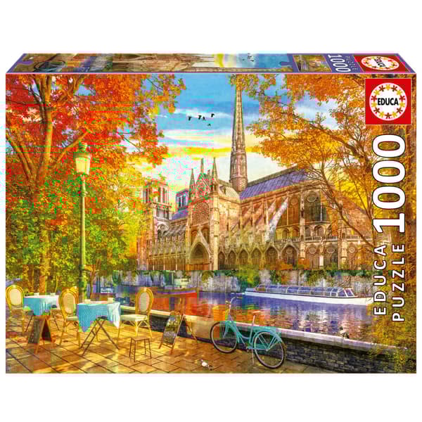 Educa Notre Dame In Autumn 1000 Brikker