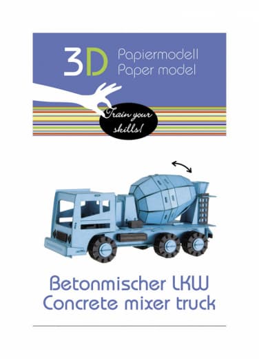 3D papperspussel, Cementblandare