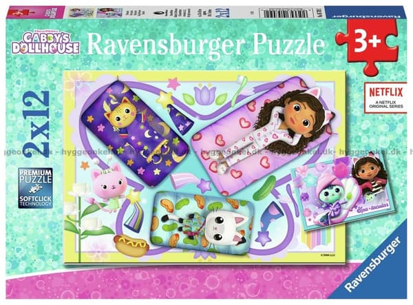 Ravensburger Puzzle: Gabbys Dollhouse (2x12pcs) (5709)