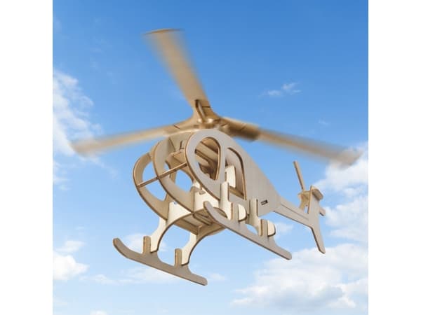 Little-Story Pikku tarina Pikku tarina puinen palapelimalli 3D - helikopteri