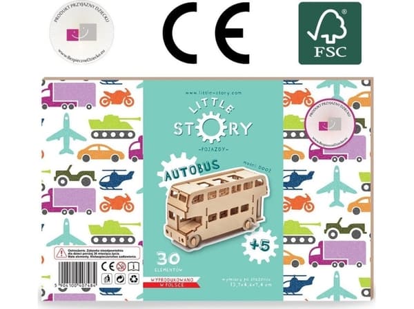 Little-Story Little Story Trepuslespill 3D-modell - Buss