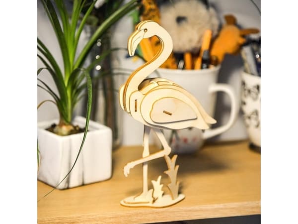 Little-Story Little Story Drewniane Puzzle Model 3D - Flaming