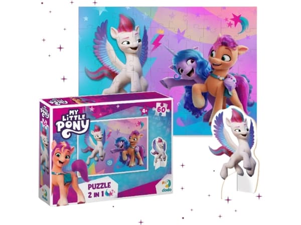 Puslespill 60el MLP z figurk.DOB5826 05826