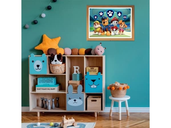 Clementoni Supercolor Glowing Lights - Paw Patrol, 104 stykker, Tegneserier, 6 år