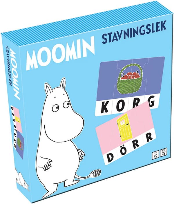 Pussel Mumin Stavningslek