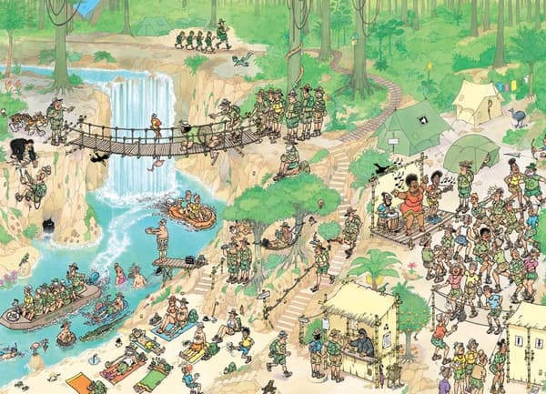 Jan Van Haasteren Jungle Tour Puslespil 1000 brikker