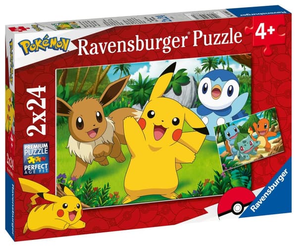 Ravensburger Pokemon Puslespil 2x24 brikker