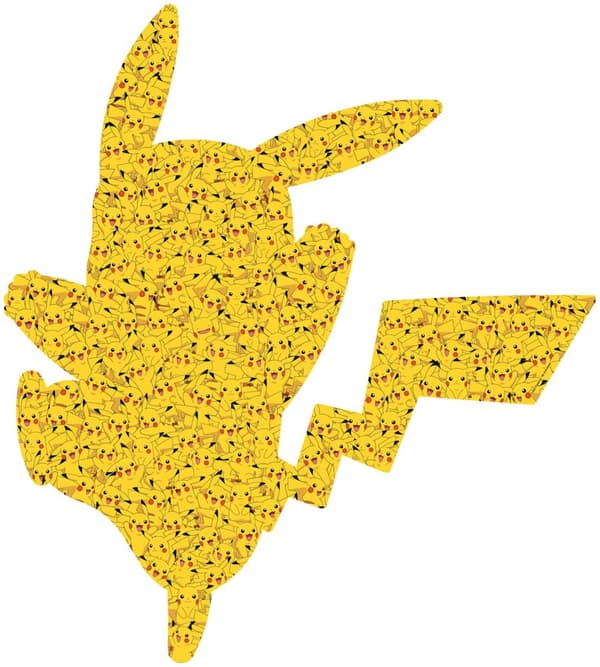 Ravensburger Pokemon Shaped Pikachu Pussel 727 bitar