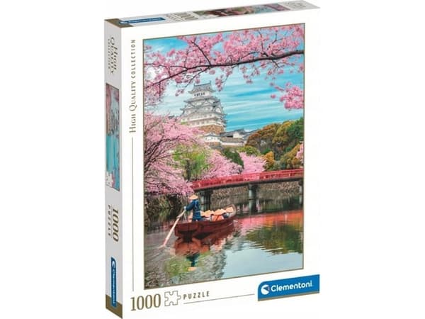 CLE-pussel 1000 HQ Himeji Castle på våren 39819