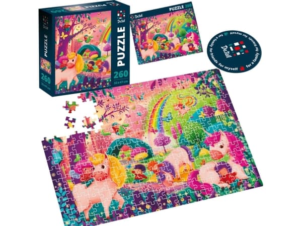 Roter Kafer Puslespill "Unicorn World" Puslespill for barn og voksne 260 brikker