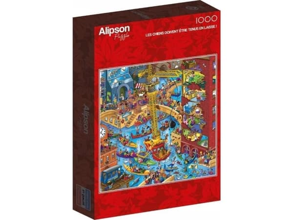 Teka Puzzle 1000 Alle hunder må være i bånd