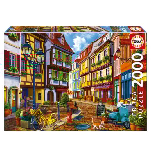 Educa Pussel: Bright Street 2000 Bitar