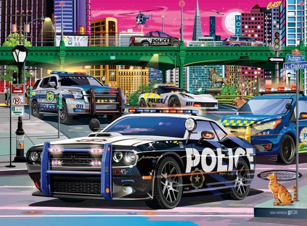 Pussel Police On Patrol 150 bitar, Ravensburger
