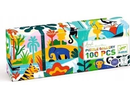 DJECO Jungle, 100 styck, Djur, 5 År