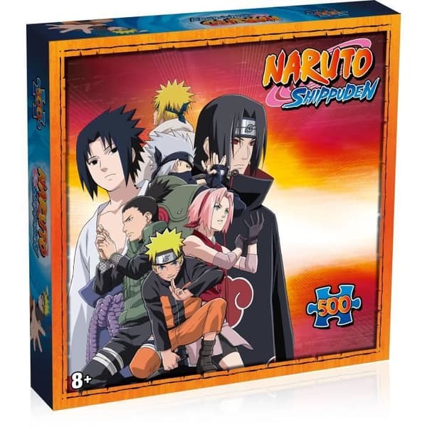 PUSSEL NARUTO SHIPPUDEN NINJAS FRÅN KONOHA 500 BILAR