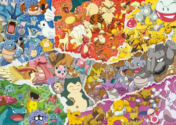 Ravensburger Pokemon Adventure Pussel 1000 bitar