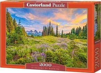Puzzle 2000 elements Mountain glade Blossom of Morning