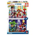 Miniatyrbillede 1 af 2: Educa Pussel: Marvel Spidey & His Amazing Friends 2 x 48 Bitar