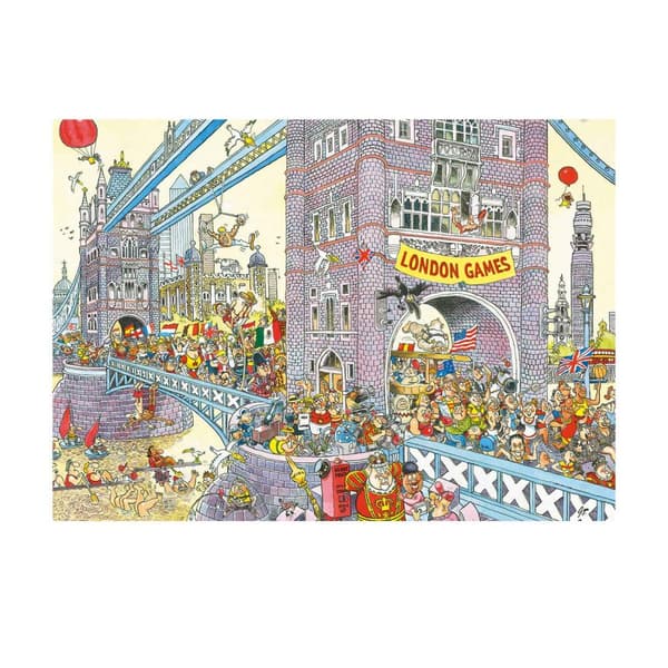 Wasgij Retro Mystery 8 The Final Hurdle Pussel 1000 bitar