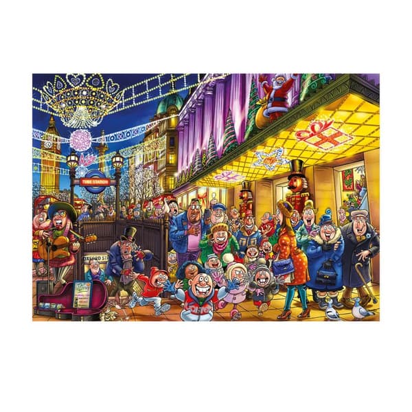Wasgij Christmas 20 Spirits of Christmas Pussel 2x1000 bitar