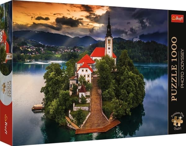Trefl Puzzle 1000 biter Premium Plus Lake Bled Slovenia