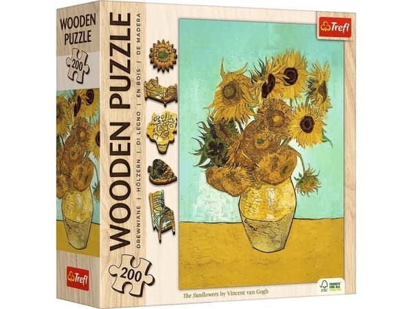 Trefl Trepuslespill 200 brikker Solsikker Vincent van Gogh