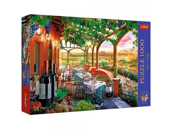 Trefl Puzzle 1000 elementtiä Premium Plus kevät viinitarha