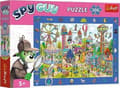 Pikkukuva 1 / 2: Trefl Puzzle 100 elementtiä Havainnollinen Spy Guy Happy Town - onnellinen kaupunki