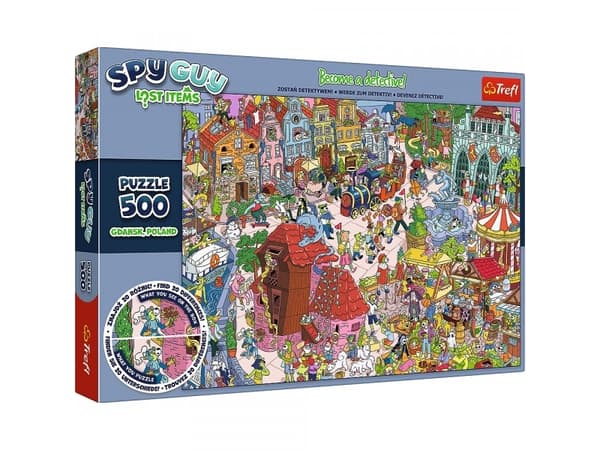 Trefl Puzzle 500 element Spy Guy Lost Items Gdansk Polen
