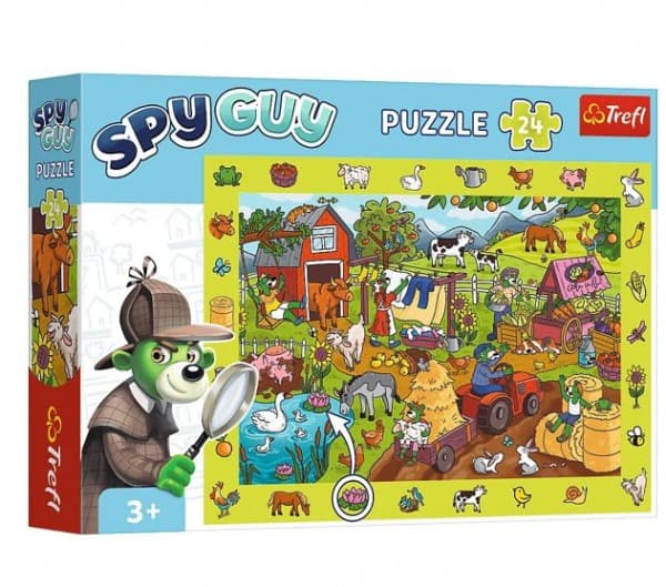 Trefl Pussel 24 bitar Observation Spy Guy Farm