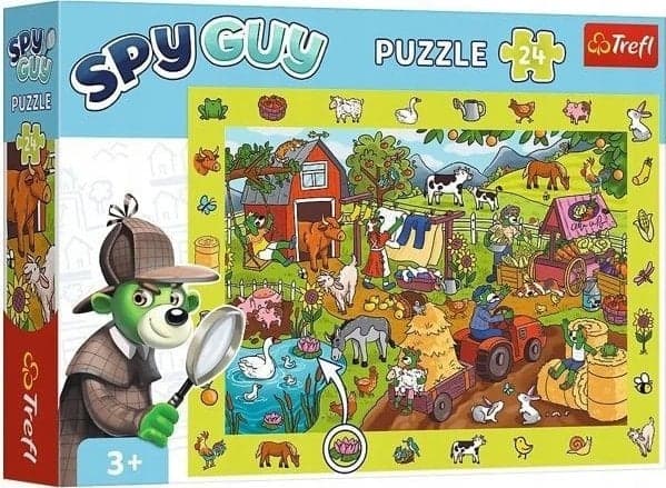 Trefl Pussel 24 bitar Observation Spy Guy Farm