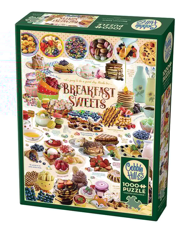 Pussel Breakfast Sweets 1000 bitar, Cobble Hill