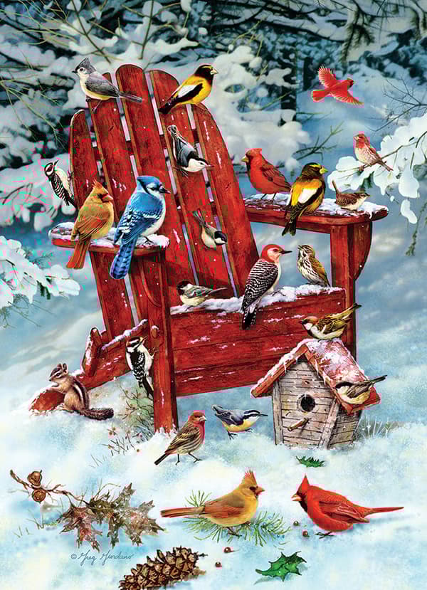 Pussel Adirondack Birds 1000 bitar, Cobble Hill