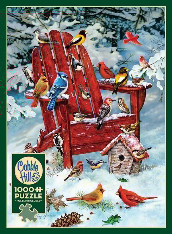 Pussel Adirondack Birds 1000 bitar, Cobble Hill