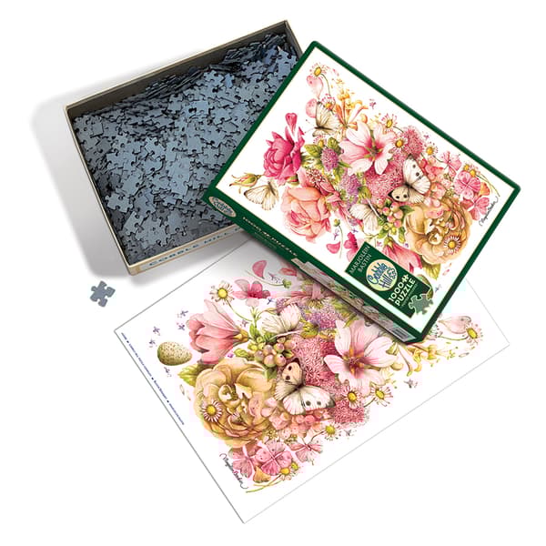 Pussel Flower Press: Spring 1000 bitar, Cobble Hill