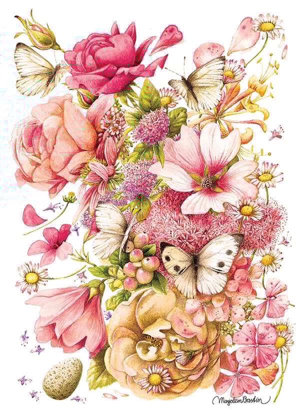 Pussel Flower Press: Spring 1000 bitar, Cobble Hill