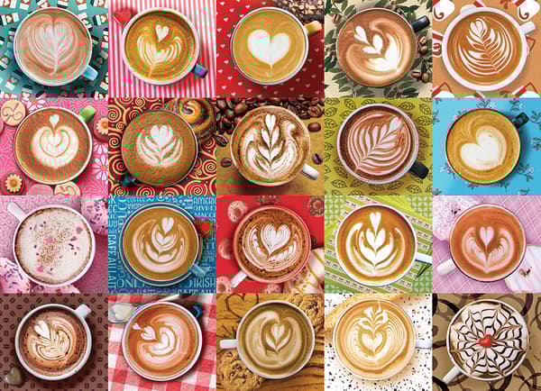 Pussel Love You A Latte 500 bitar, Cobble Hill