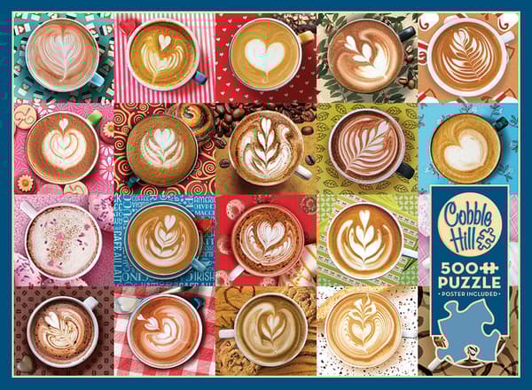 Pussel Love You A Latte 500 bitar, Cobble Hill