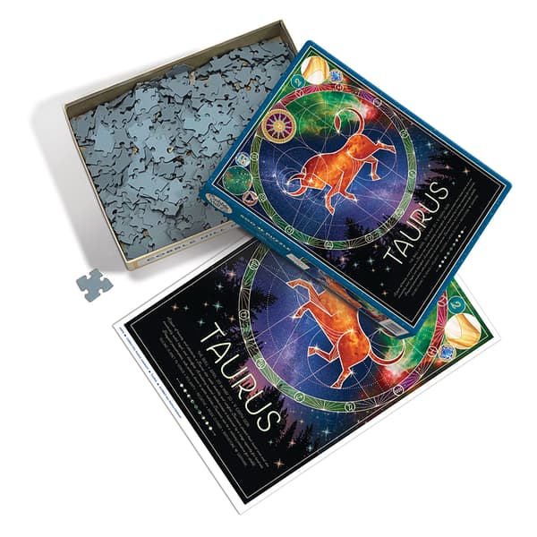 Puslespill Zodiac Taurus 500 brikker, Cobble Hill