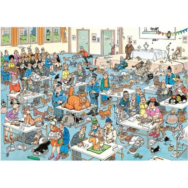 Jan van Haasteren, Kattenshow -palapeli, 2000 palaa