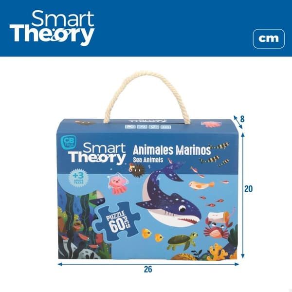 Barnpussel Colorbaby Sea Animals 60 Delar 60 x 44 cm (6 antal)