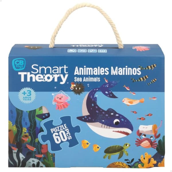 Barnpussel Colorbaby Sea Animals 60 Delar 60 x 44 cm (6 antal)