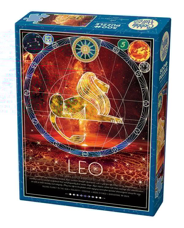 Pussel Zodiac Leo 500 bitar, Cobble Hill