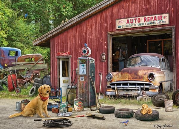 Pussel Auto Repair 500 bitar, Cobble Hill